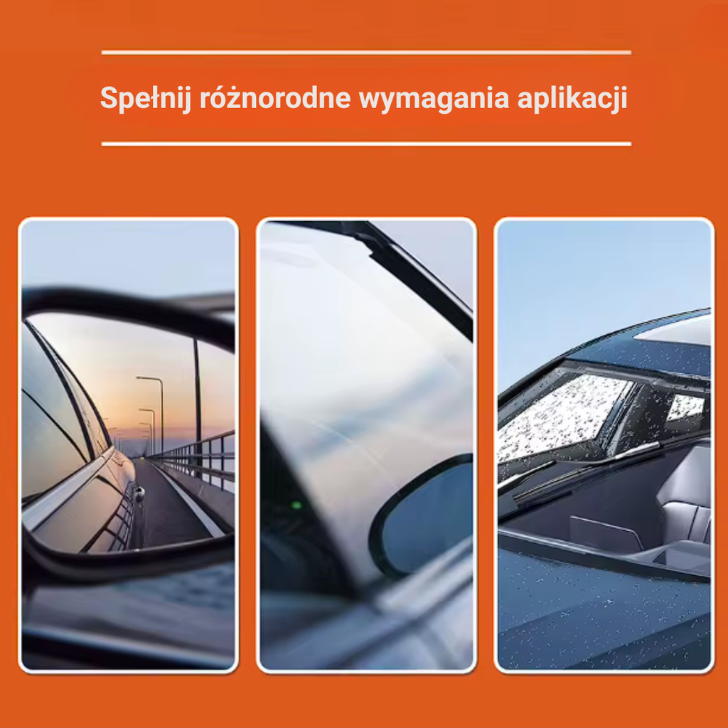 Niewidzialna Wycieraczka – Aplikator Hydrofobowy do Szyb